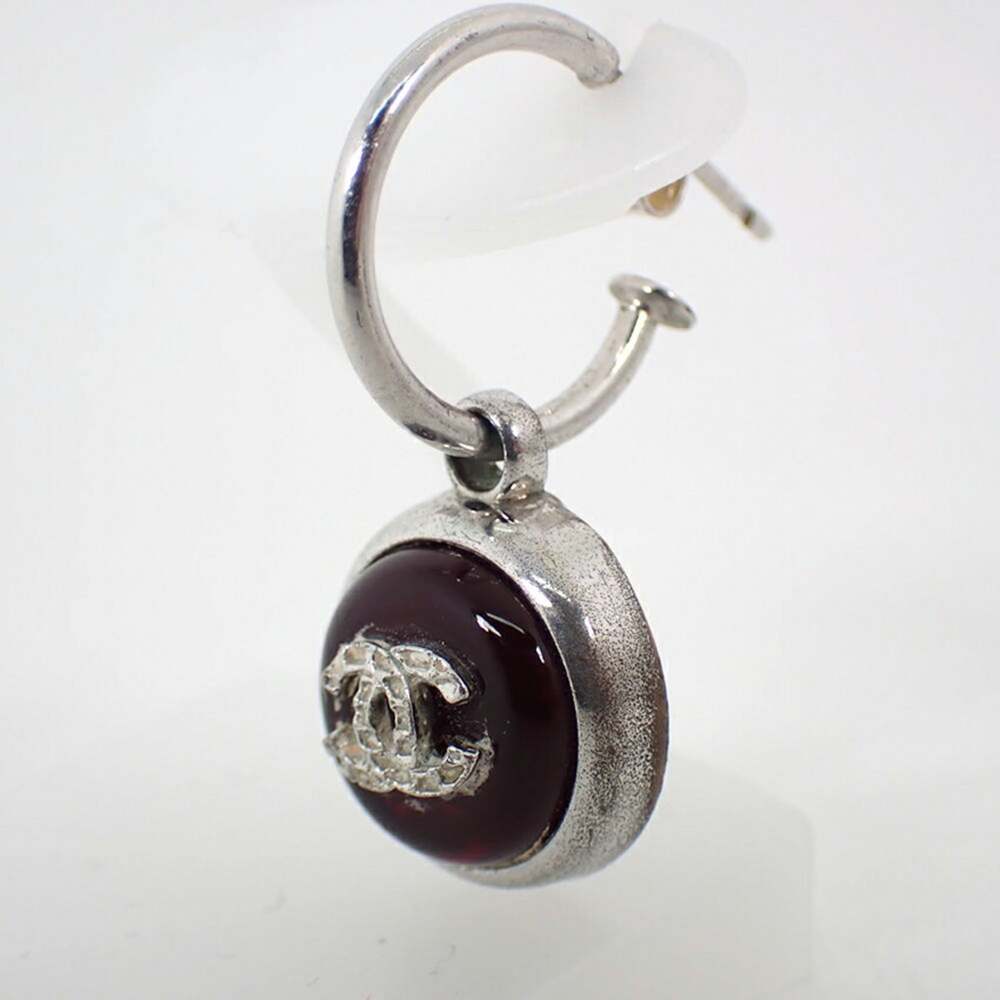 Chanel Cc Logo Earrings Metal #222133C38B - Picture 4 of 9